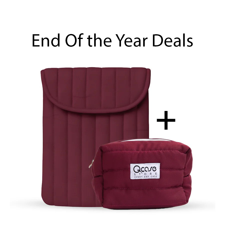 Burgundy Puffy Duo