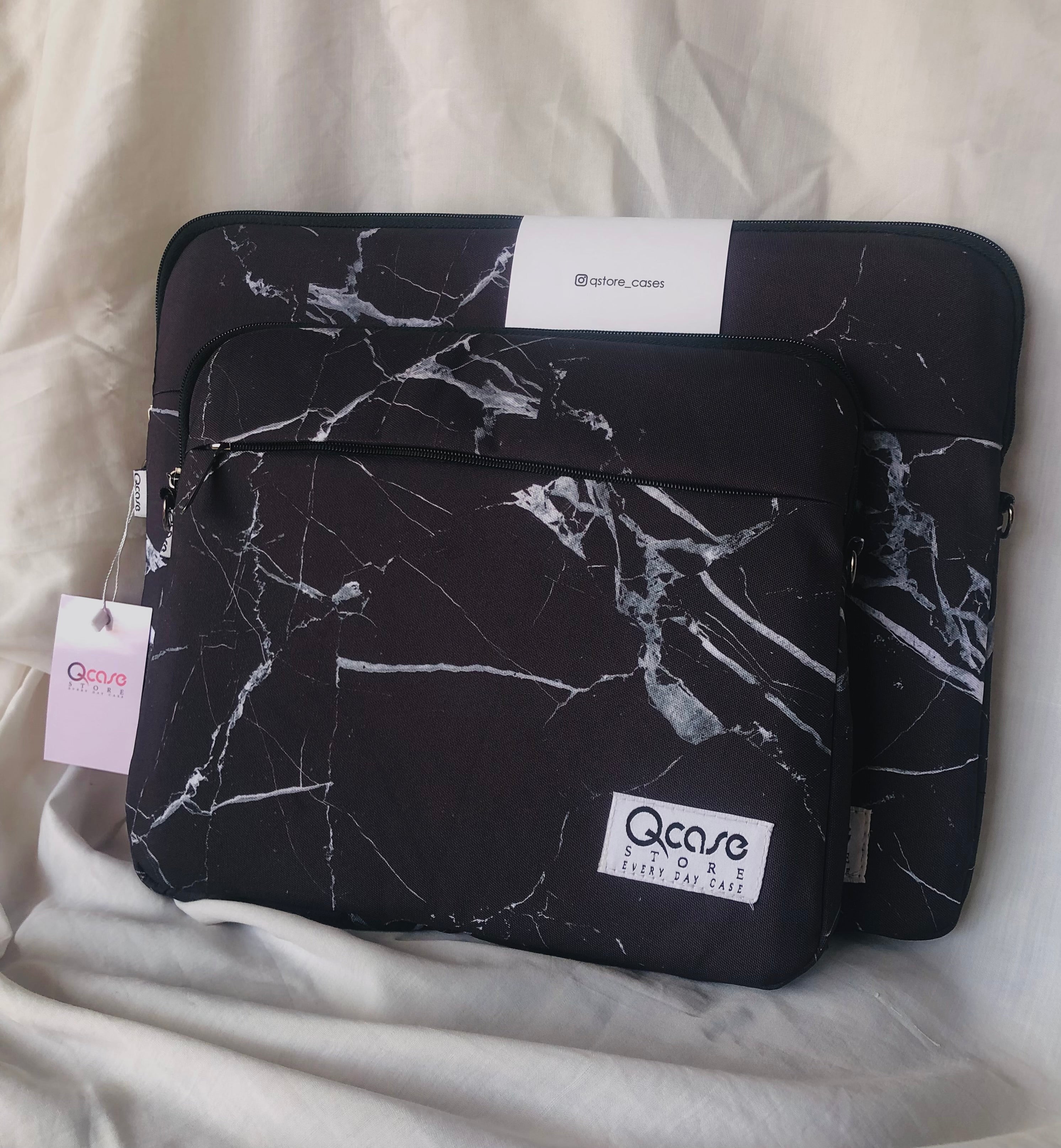 Black Marble Ipad Sleeve