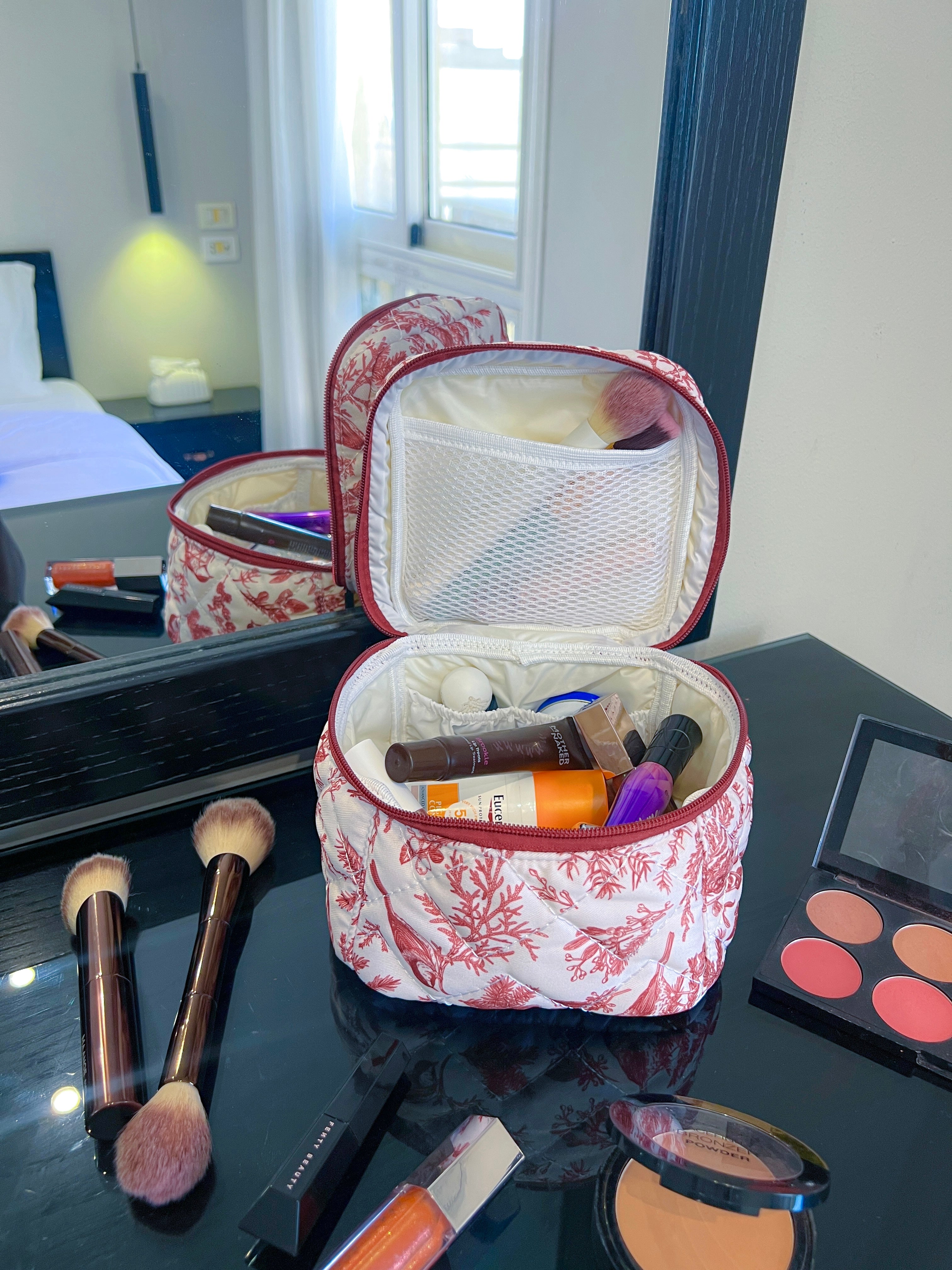 Ruby Bloom Boxy pouch