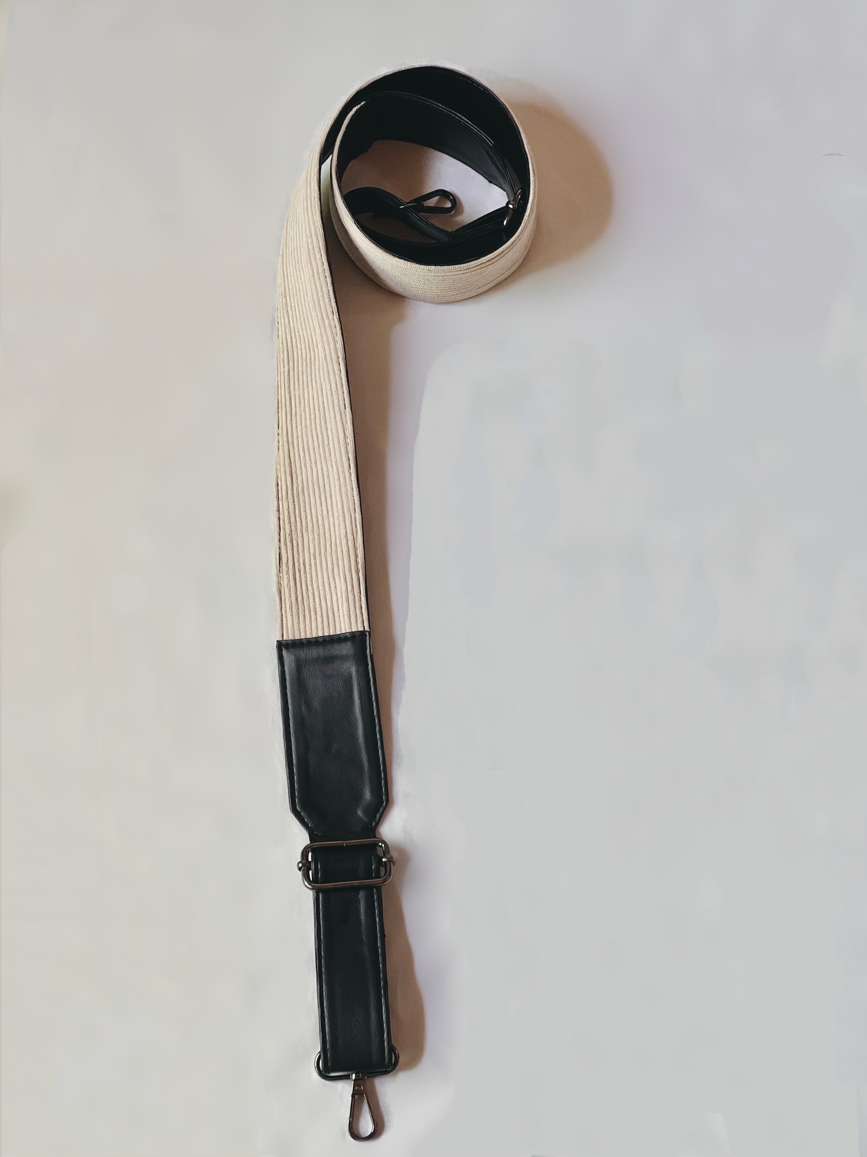 Beige Velvet Handle