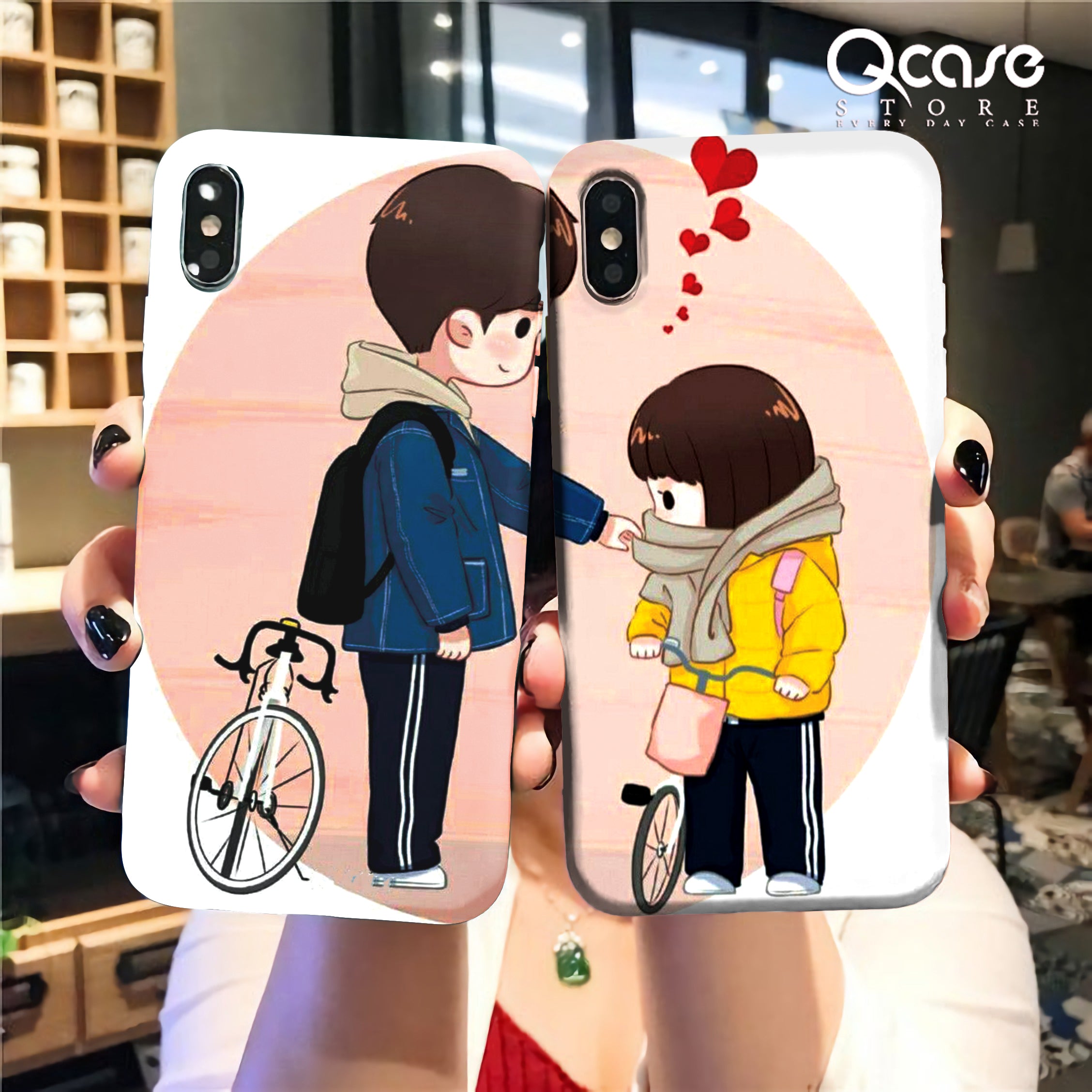 "Love, designed and displayed on your cover."