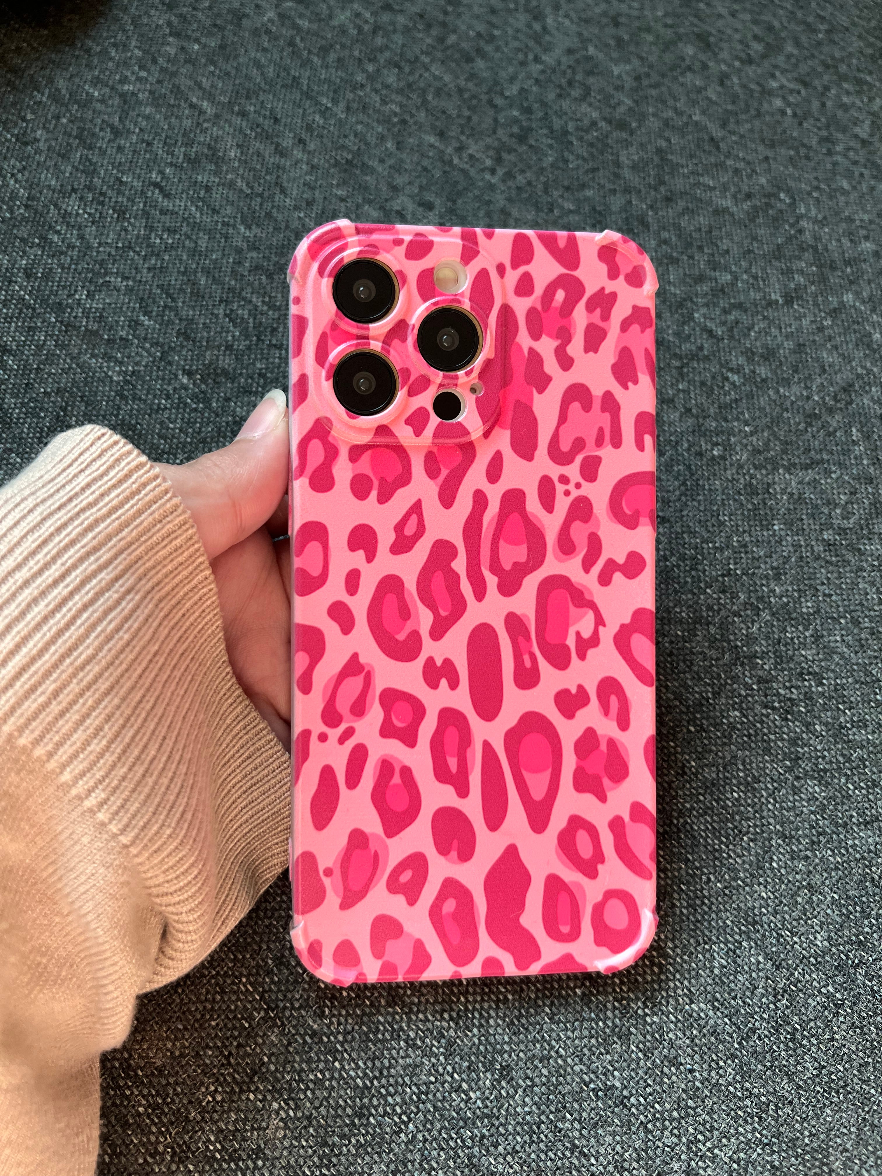 Peachy Leopard Case