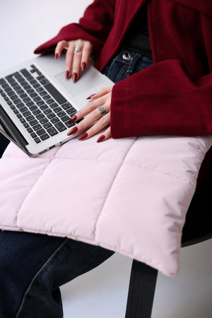 Blush Cloud Magnet Laptop Sleeve | Qcases Store