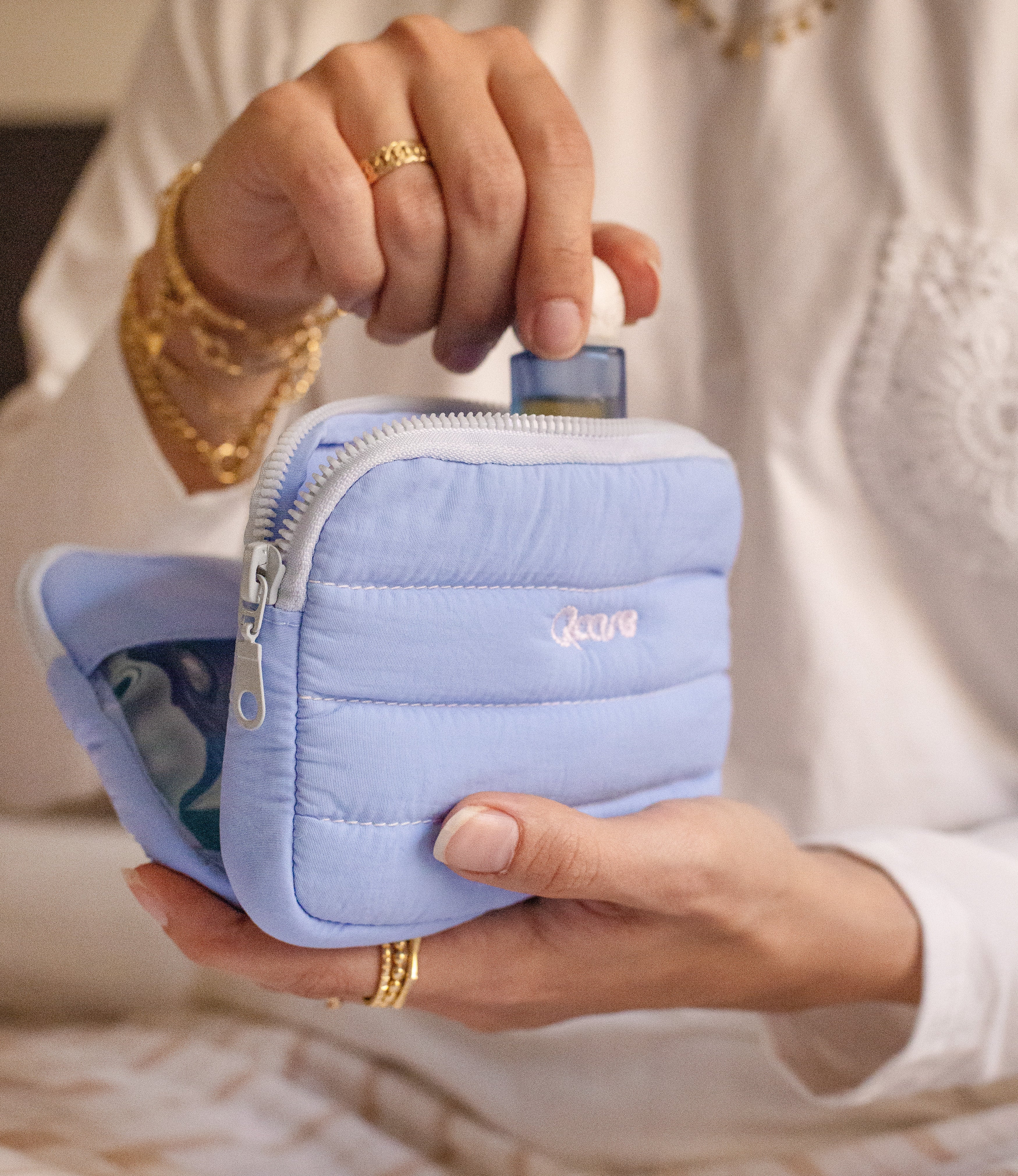Detachable Pouch — Sky Blue