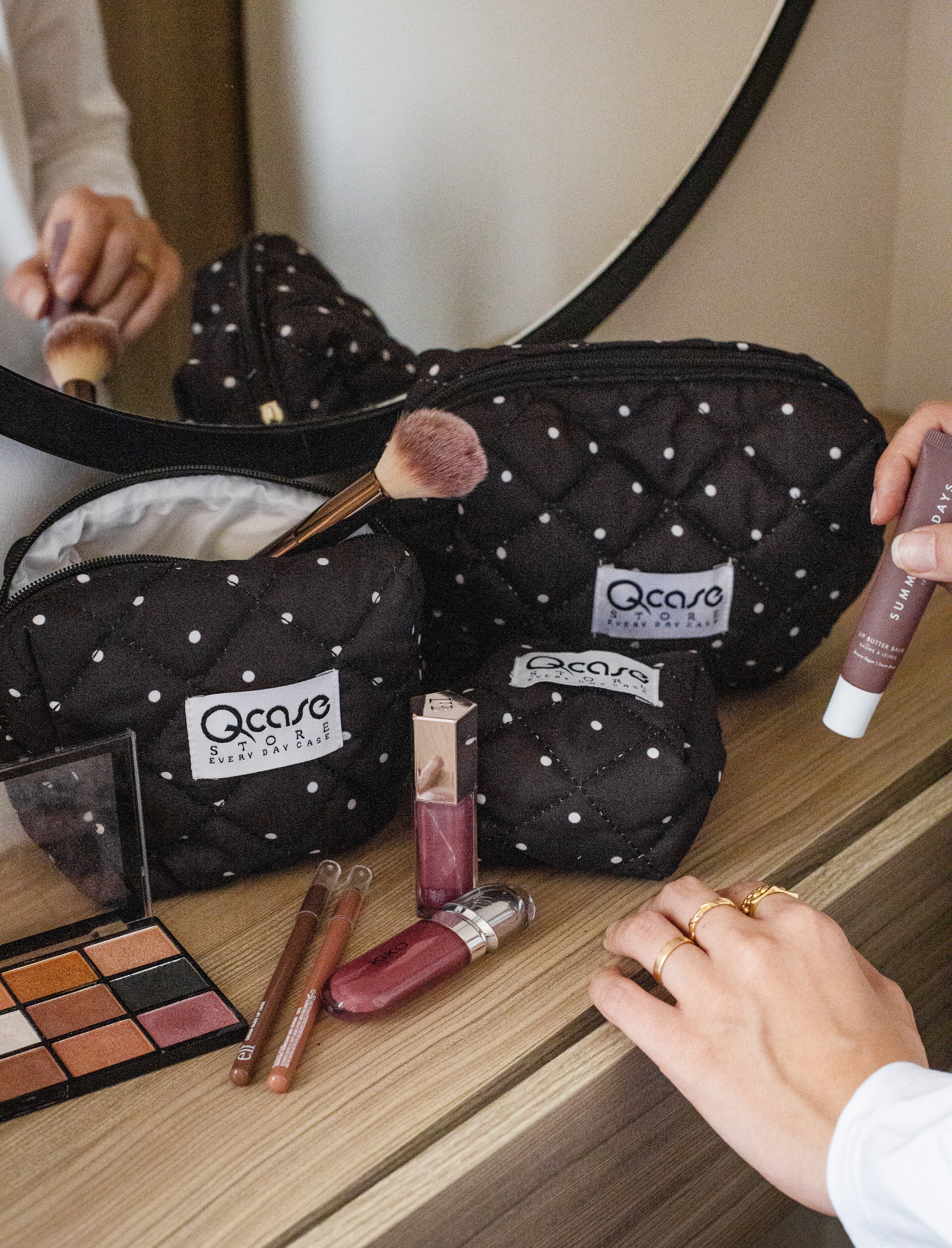 Midnight Dots Pouch