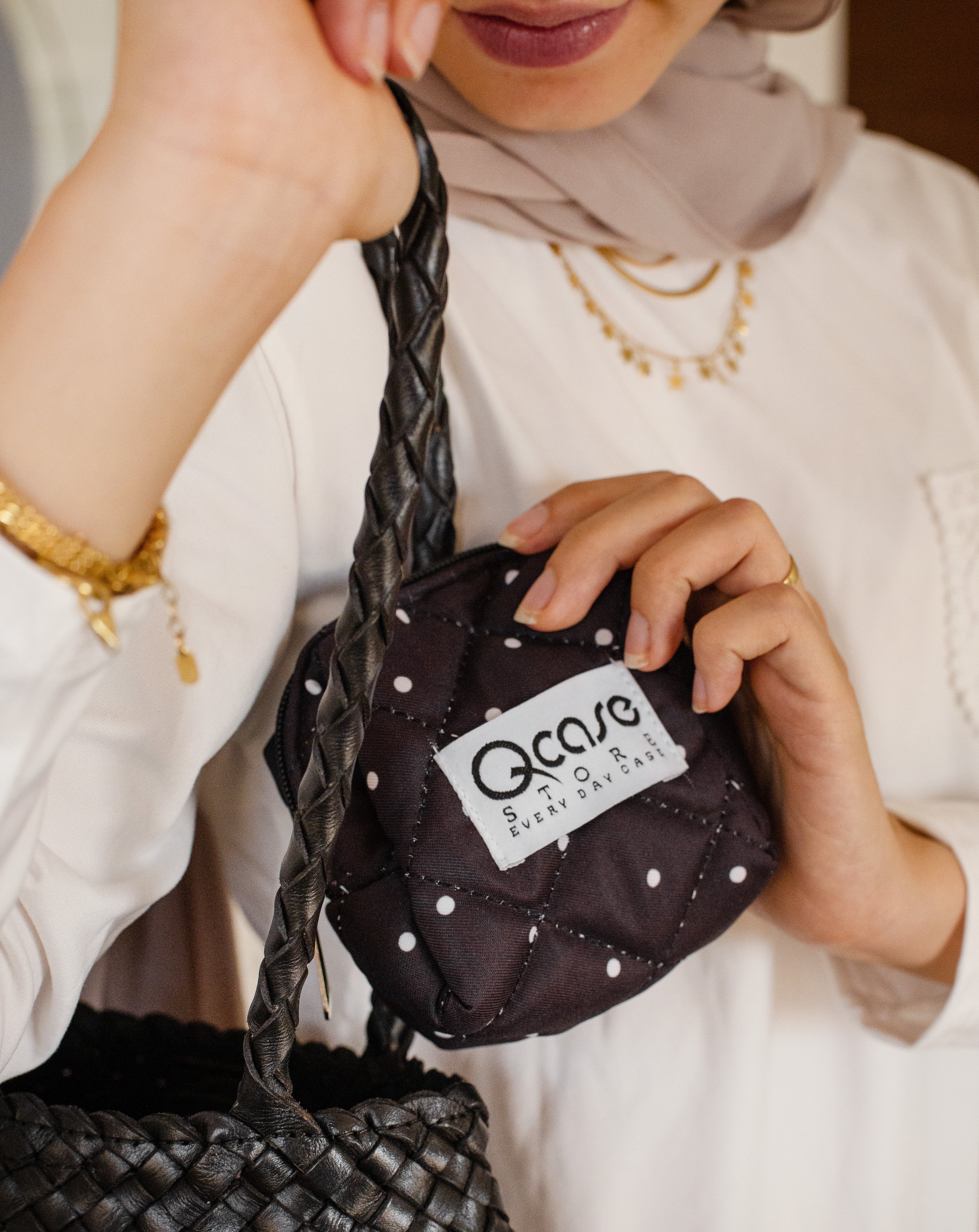 Midnight Dots Pouch