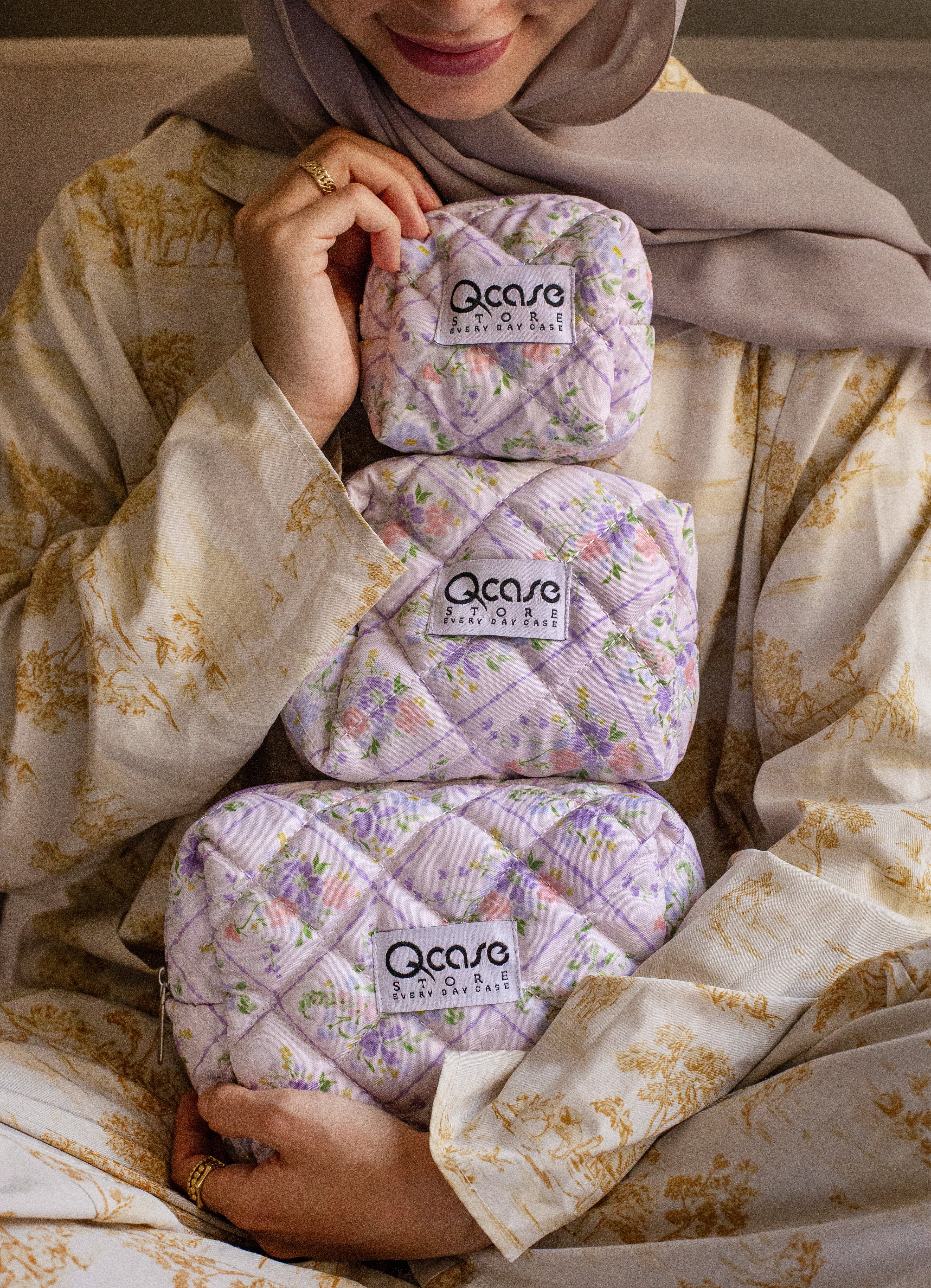 Lilac Picnic Pouch