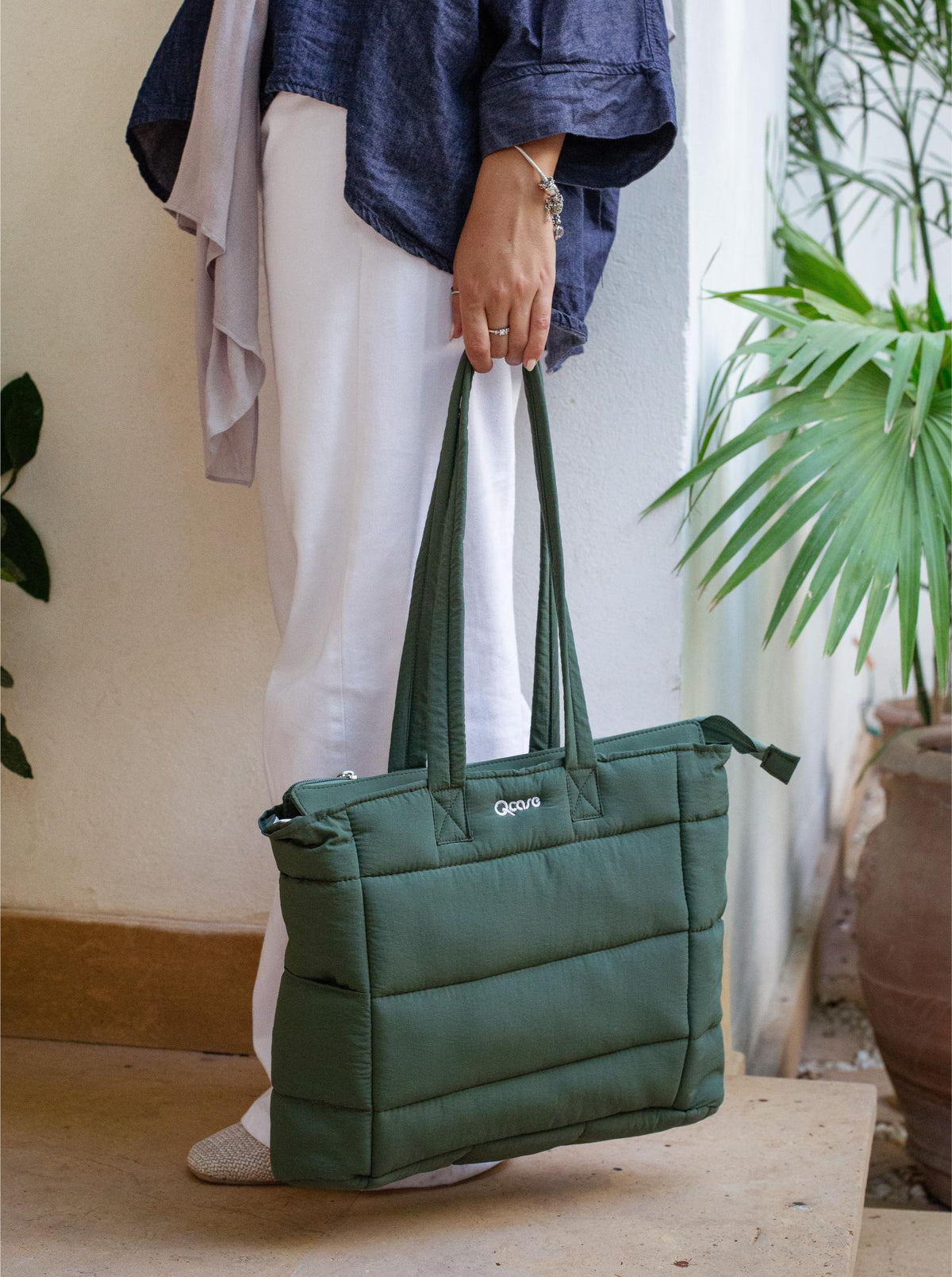Puff It Up — Dark Green