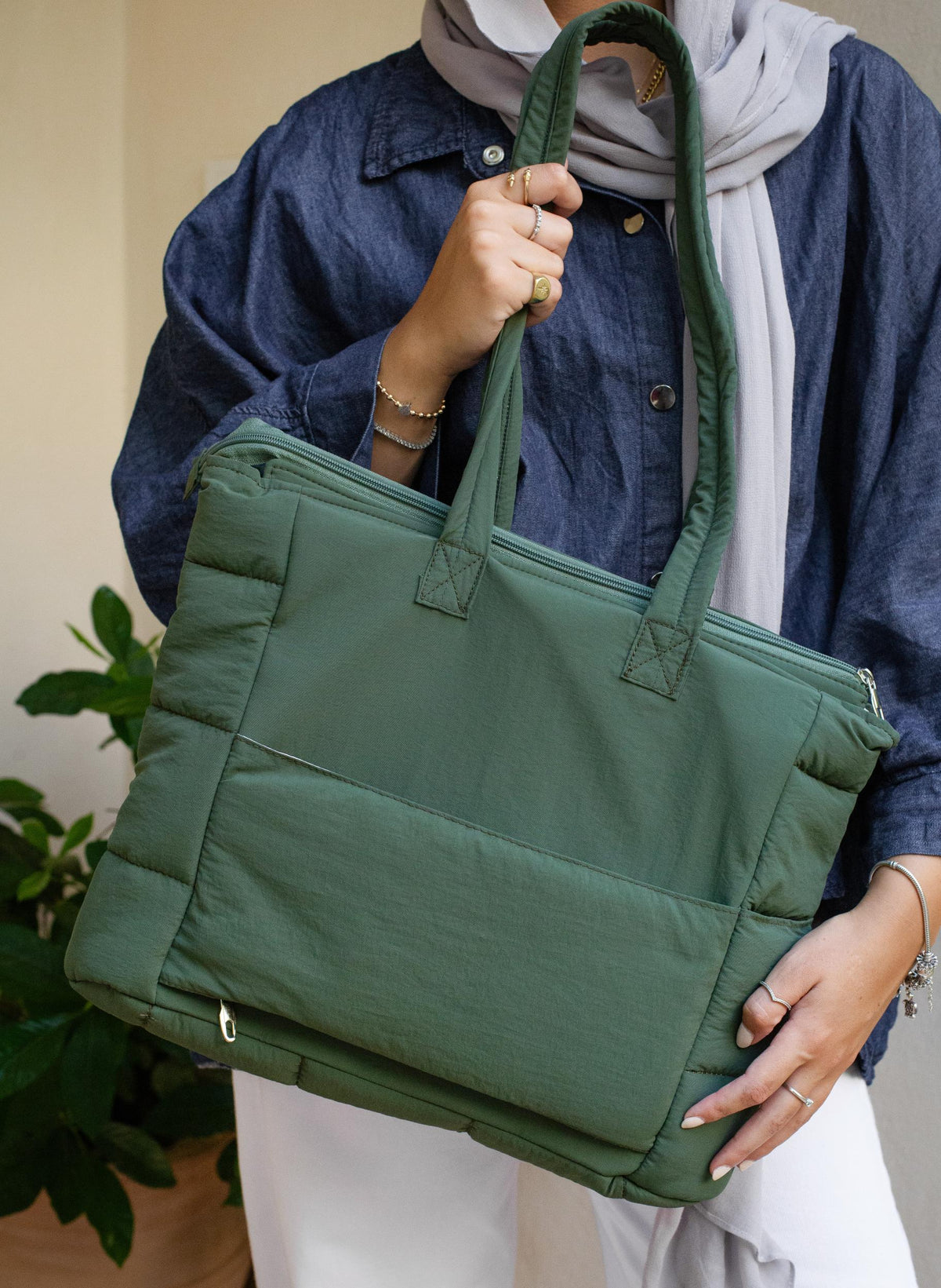 Puff It Up — Dark Green