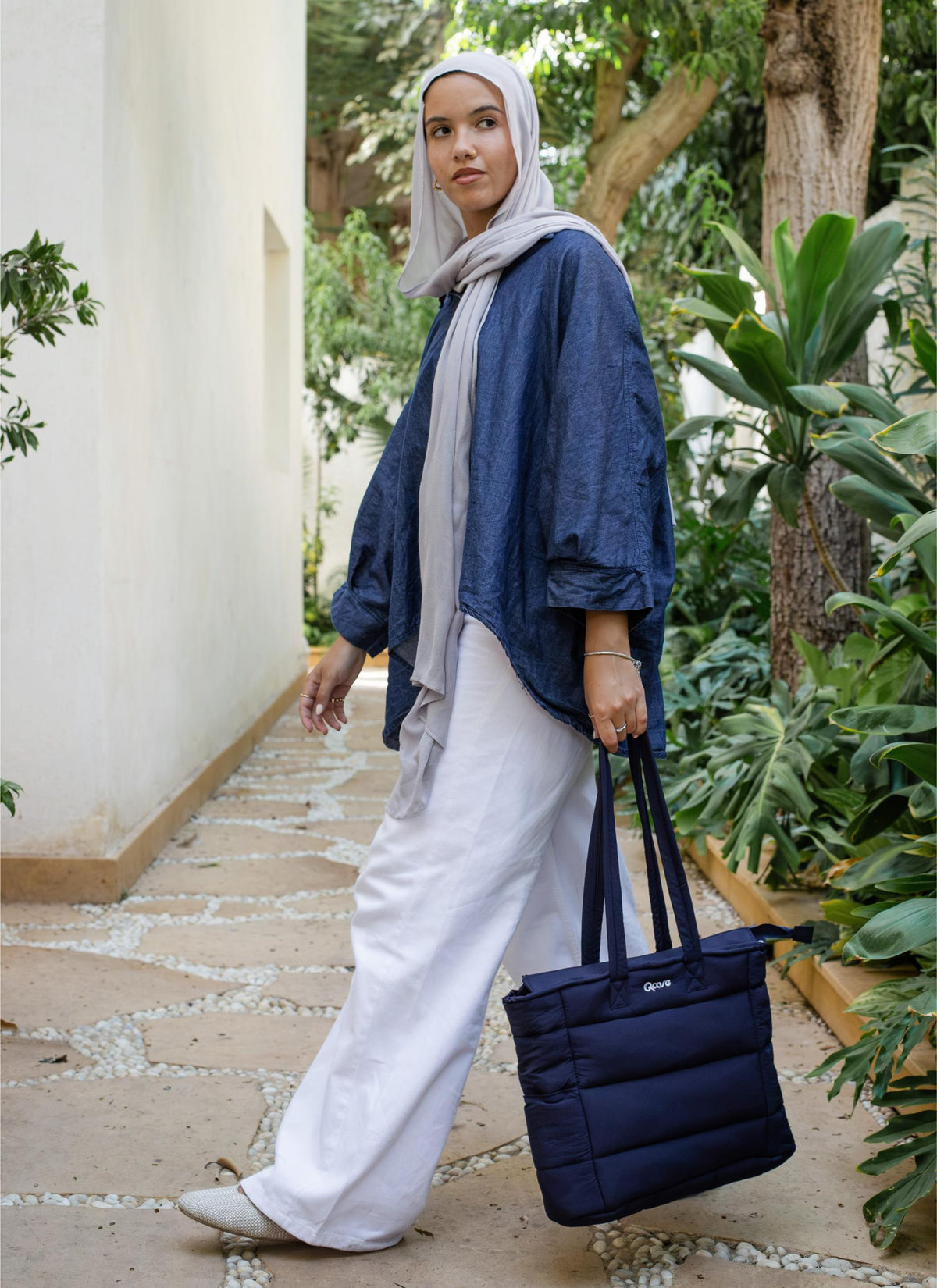 Puff It Up — Navy Blue
