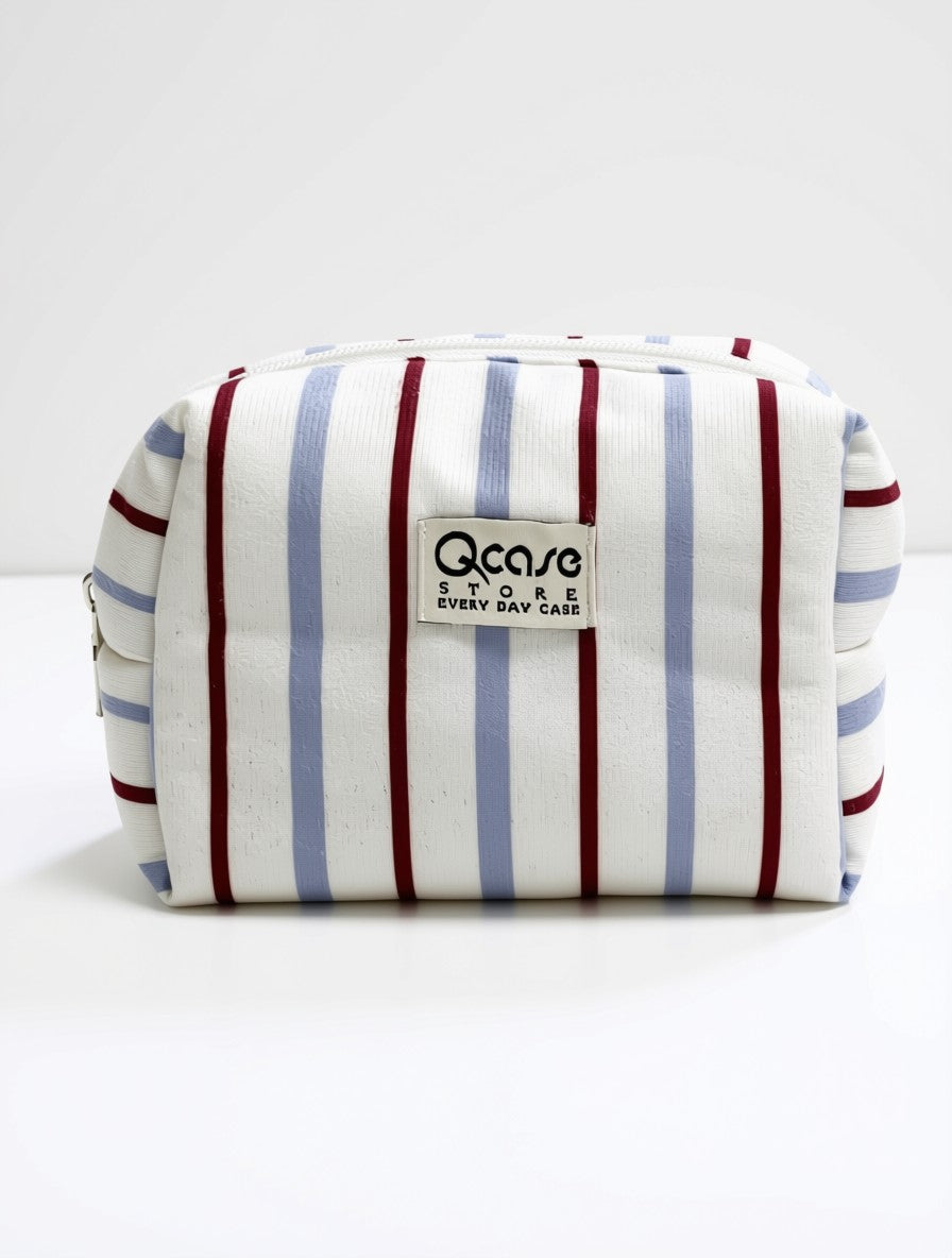 Stripped White - slouchy pouch