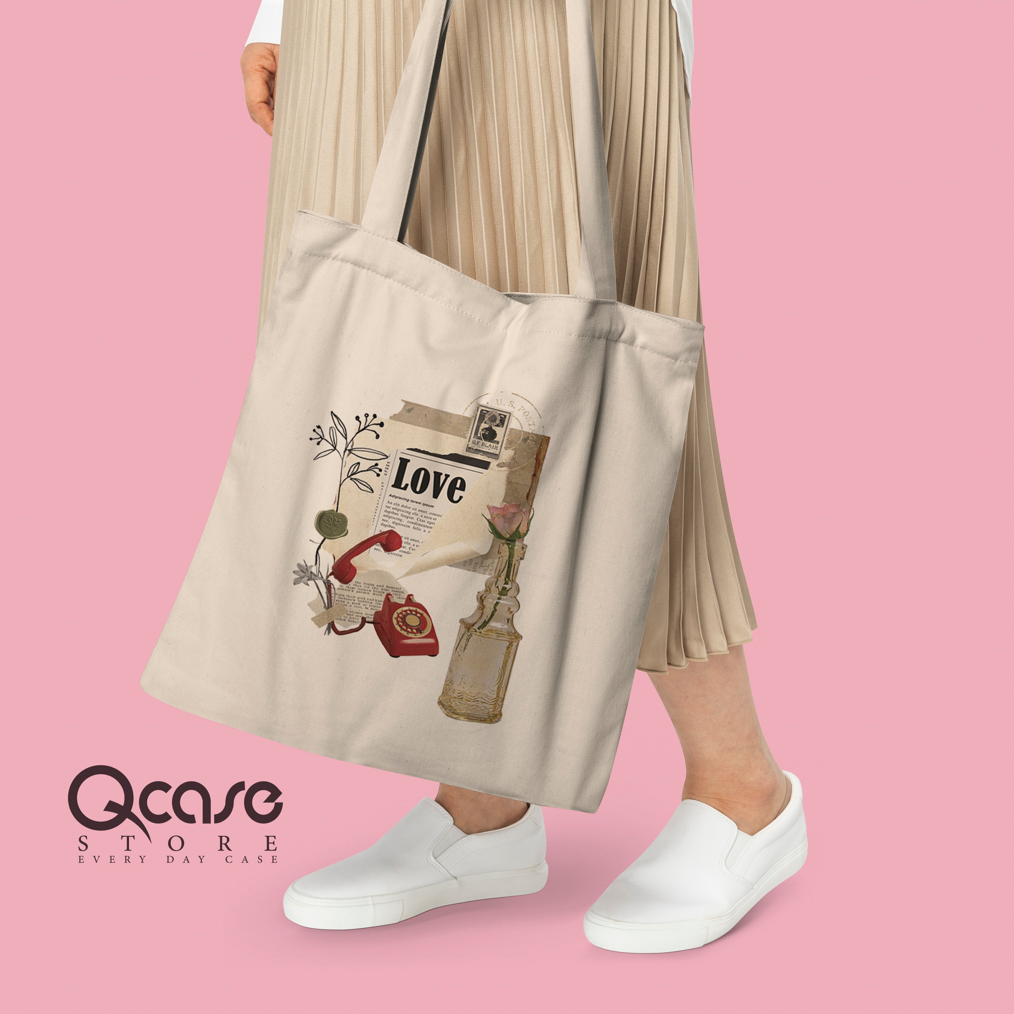 Vintage Love Tote Bag