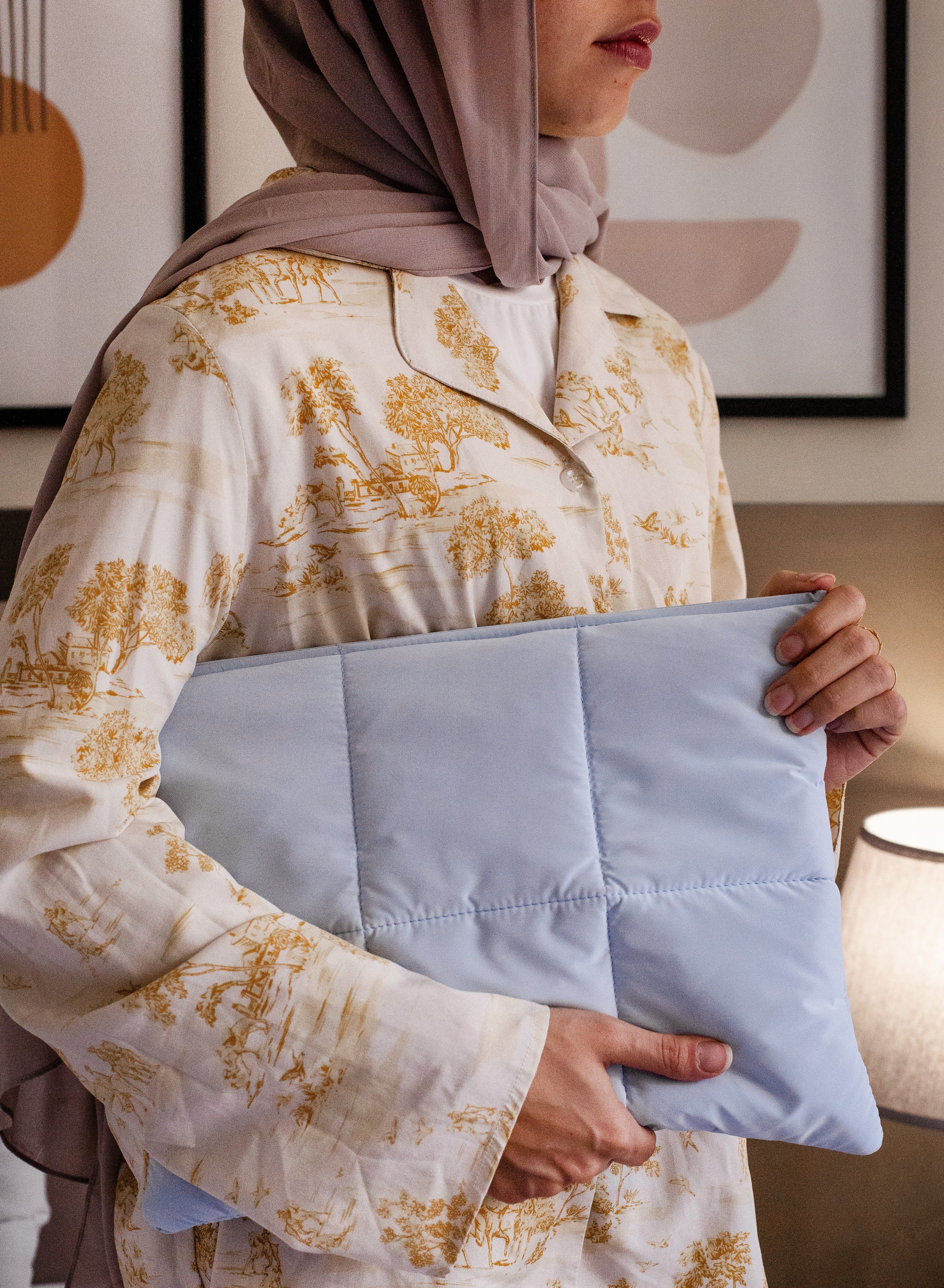puffy laptop sleeve