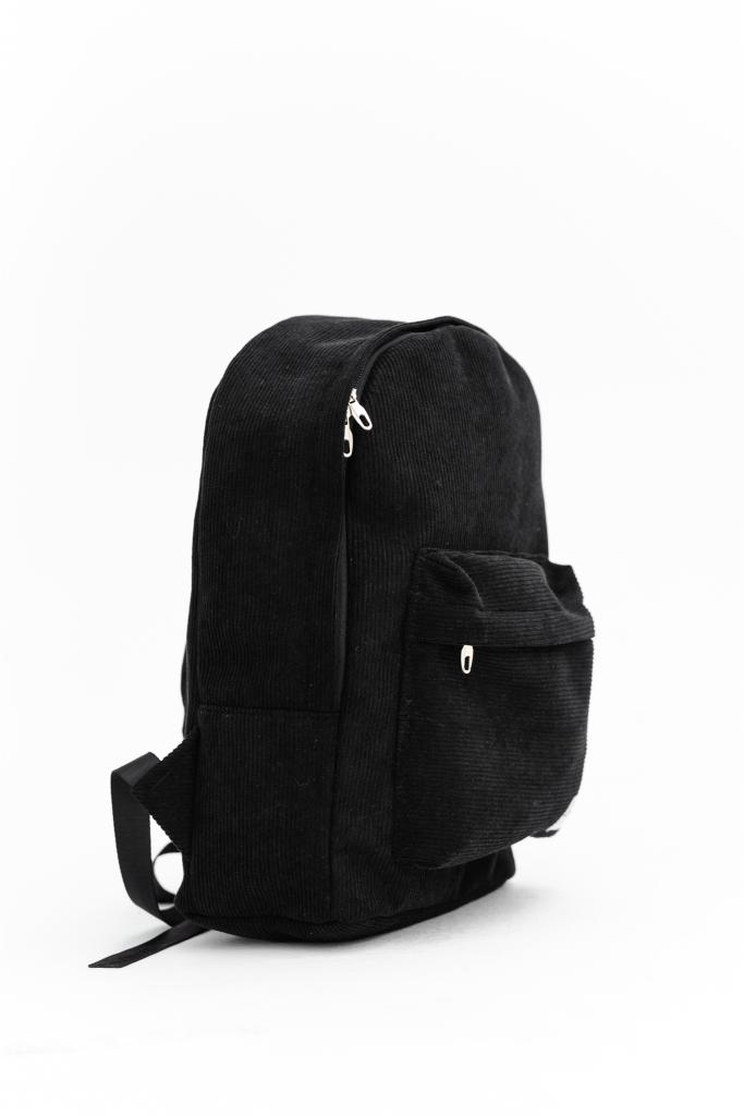Black Velvet Backpack (with divided pockets) – Qcases Store