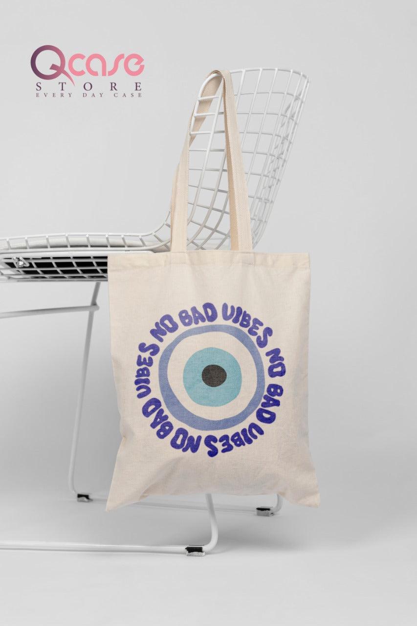 NO BAD VIBES Tote Bag - Qcase Store | Everyday Case