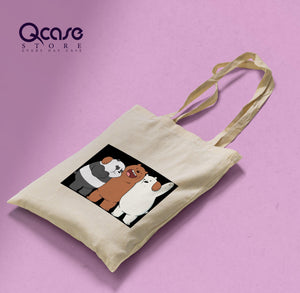 Bare Bears Tote Bag - Qcase Store | Everyday Case