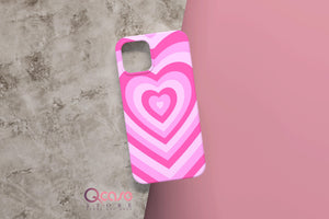 retro hearts phone cover - Qcase Store | Everyday Case