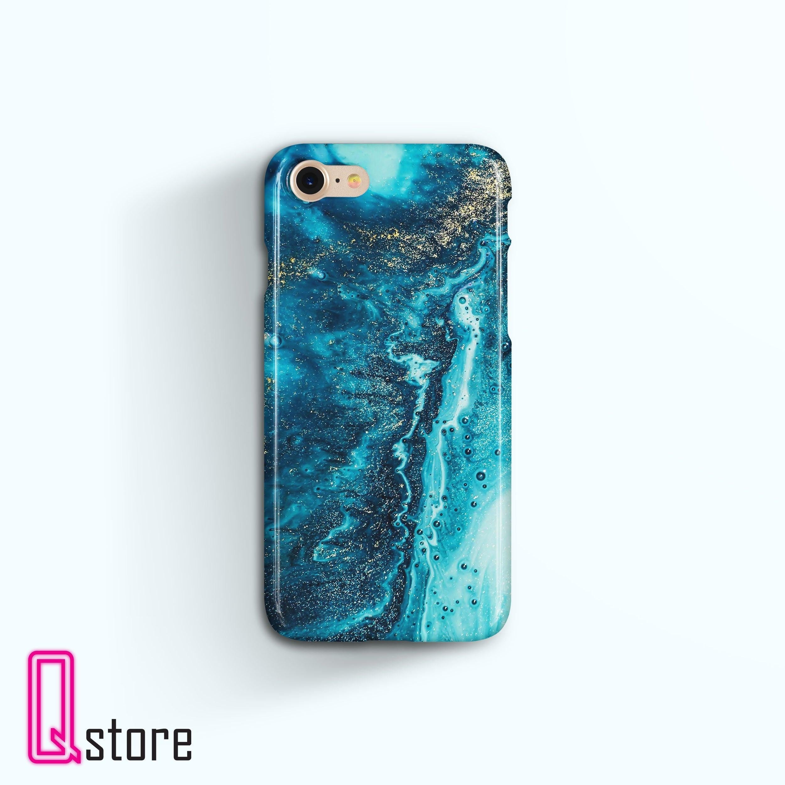 vintage sea marble phone cover - Qcase Store | Everyday Case
